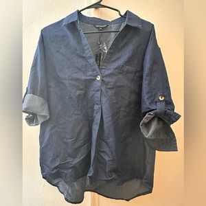 Women’s Blue Jean Shirt size XL NEW With TAGS !!!